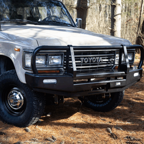 BULL BAR CLASSIC BLACK TOYOTA LANDCRUISER 60 SERIES 1980-1990 - BU59-3567 - Imagen 2