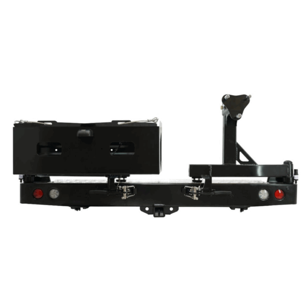 REAR BAR FORD RANGER PX 2011+ WITH JERRY CAN HOLDER AND SINGLE WHEEL CARRIER - BW80-4140